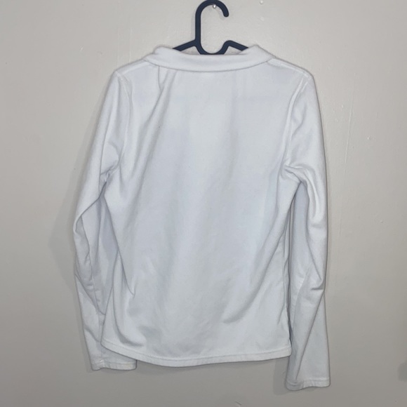🦋White North Face quarter zip polyester pullover! - Picture 8 of 8